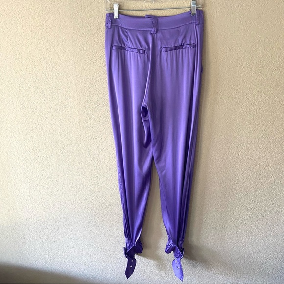 Retrofete Rocky Silk Pants in Violet - Picture 3 of 12